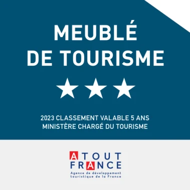 Meublé de tourisme classé 3 étoiles